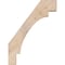 Ekena Millwork 5 1/2"W x 24"D x 32"H Merced Smooth Knee Brace, Douglas Fir BRC06X24X32MRC00SDF - alternate 3